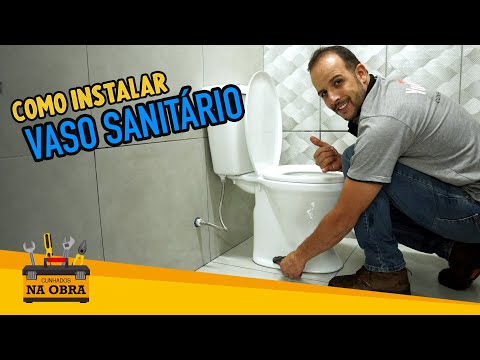 Vídeo: Como posso instalar um vaso sanitário para dar