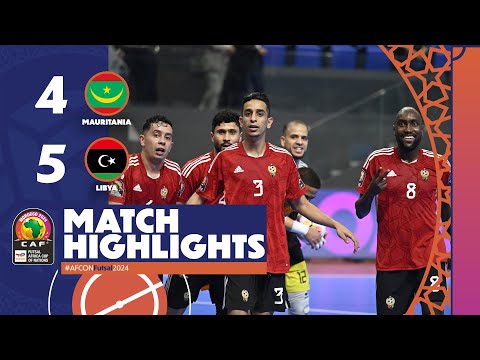 AFCON Futsal 2024 | Mauritania  4-0 Libya | Matchday 2