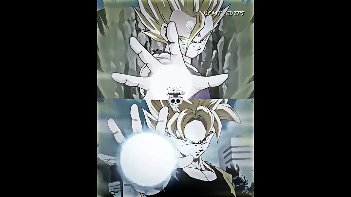 Gohan SSJ2 x Goku SSJ2 reference ☠💀 #goku #gohan #dbz #ssj2 #skulledit