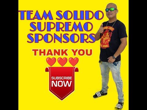 Thank You Solido Supremo Sponsors