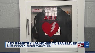 AED registry launches to save lives in Middle TN