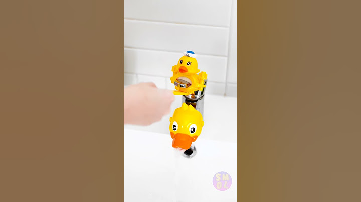 A fun duck for kids to help them reach the water faucet || Cool Gadgets for Kids and Their Parents!