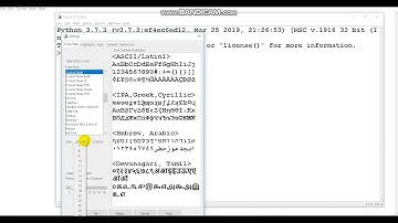 How  I change Font size and style of my PYTHON