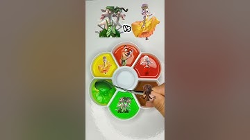 Mixing Paint Colors with Zootopia 2 Characters 🎨🦊 | Satisfying Color Mix #claymixing #colormixing