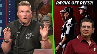Pat McAfee Reacts To Rumors Washington Was Paying Off Referees screenshot 1