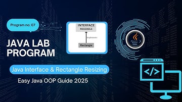 VTU Java Lab Program 7 (2025) 🔥 Resizable Interface & Rectangle | Full Explanation + Code