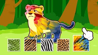 Candyko's Animal Puzzle Game 🧩| Learn Animals 🦁 | Puzzle Game for Kid | Lotty Friends