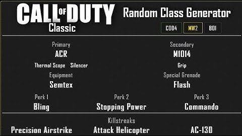 MW2 - Favela Domination (41-12) Random Class Generator #213 [2022]