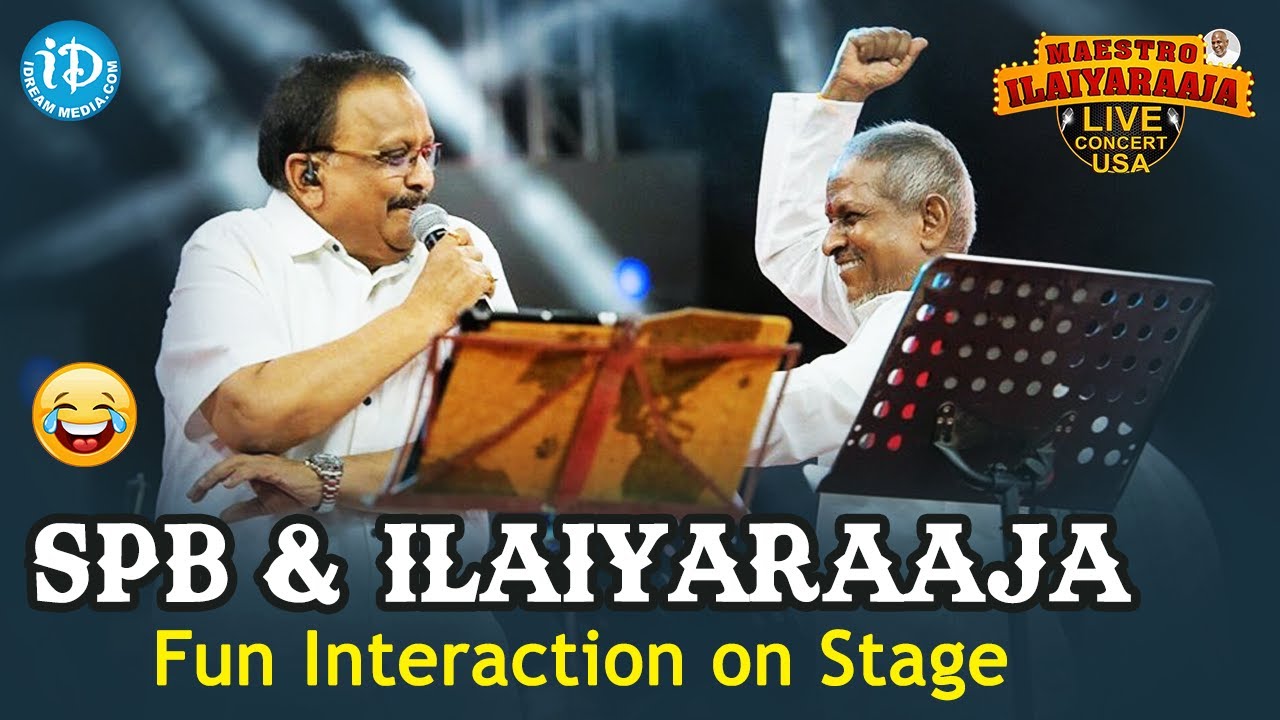 ⁣SP Balasubramanyam & Ilayaraja : Rare moments on stage || Maestro Ilaiyaraaja's Musical Con