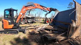 Demolition & Digging with NEW KUBOTA U354