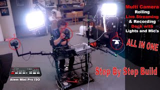Download Lagu Multi Camera rolling Live Streaming & Recording Deck W/ Lights, Mics & Blackmagic ATEM Mini Pro ISO Download Lagu Multi Camera rolling Live Streaming & Recording Deck W/ Lights, Mics & Blackmagic ATEM Mini Pro ISO