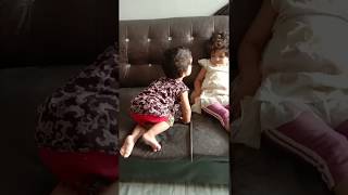 First try of my baby climbing on sofa... 
