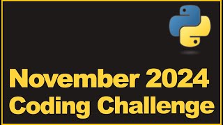 Celebrity Python Coding Challenge - November 2024 | Keyboard Rows Profile