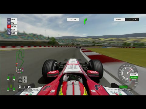 FORMULA ONE CHAMPIONSHIP EDITION-TIAGO MONTEIRO/MIDLAND F1/BARCELONA/GAMEPLAY PS3