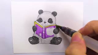 Draw panda Day 174｜Start studying