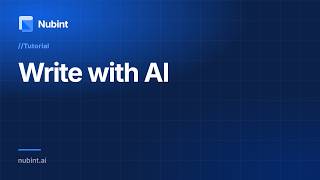 How to Use Autocomplete and AI Edit