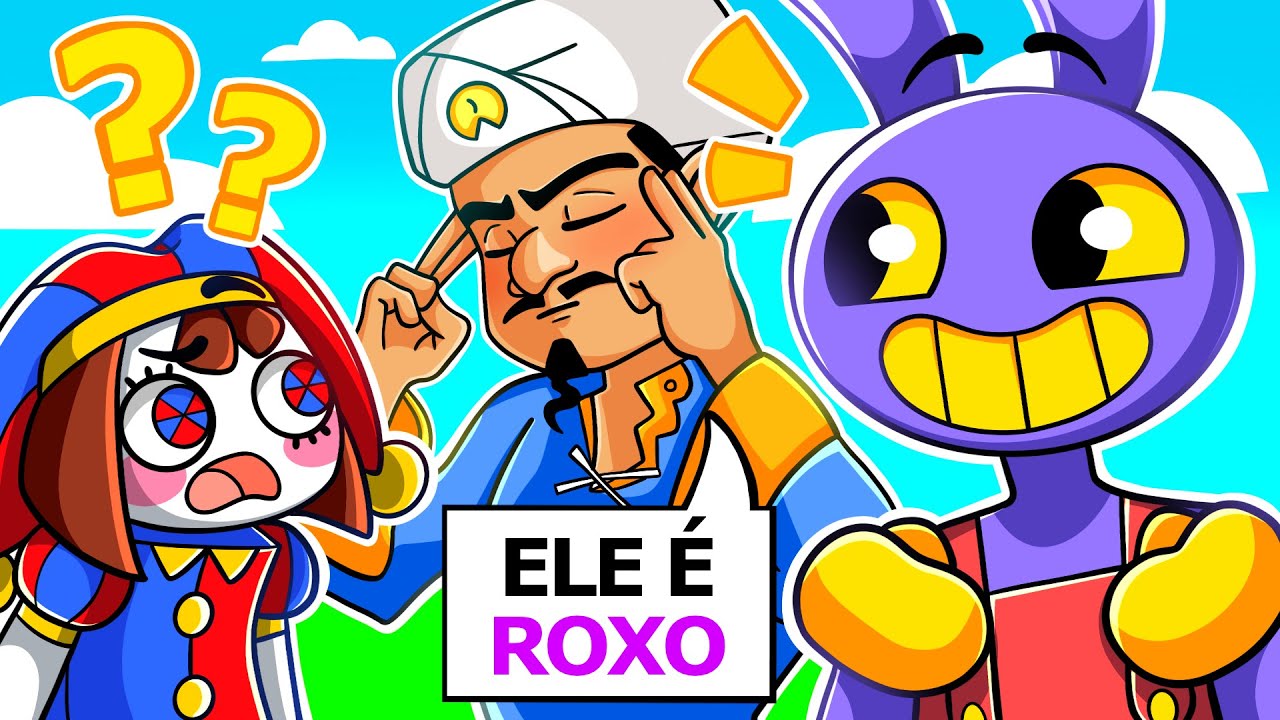 Jax e Pomni se PROCURANDO no AKINATOR | The Amazing Digital Circus