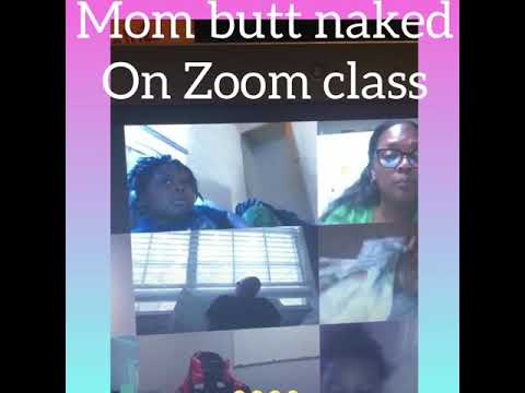 Mom caught Naked as Teacher Zoom class going on WTF