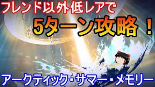 FGOの高難易度クエストは低レア鯖でクリアできるのか？　「アークティック・サマー・メモリー」