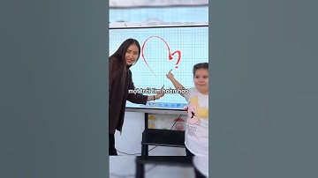 Cô giáo thử thách học sinh vẽ hình trái tim cùng mình 😳