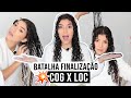 BATALHA DE FINALIZAÇÃO: COG X LOC *cabelos cacheados* | por Jessica Melo