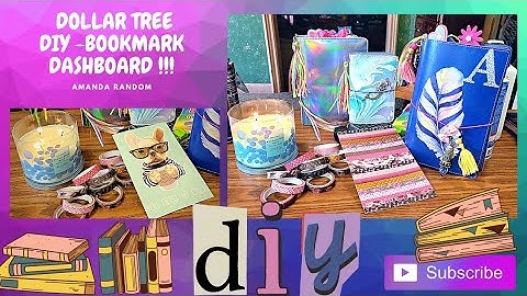 DIY BOOKMARK/DASHBOARD FOR TRAVELER