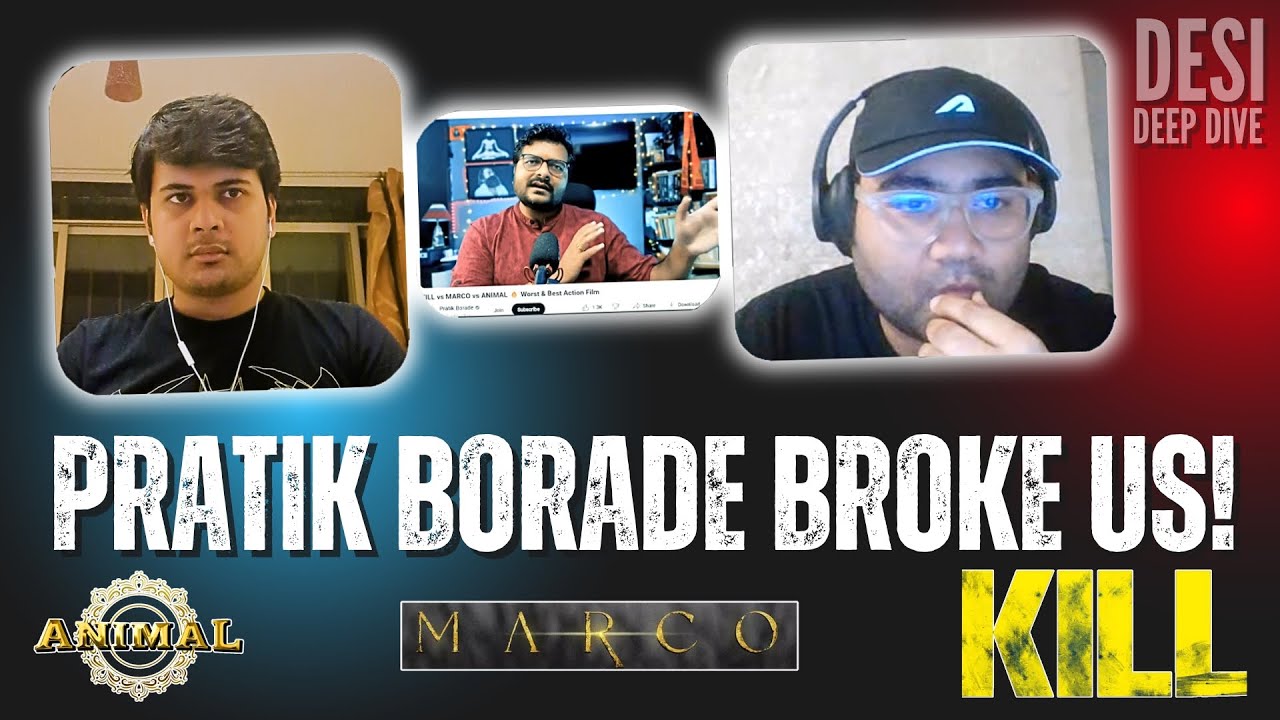 THIS CRITIC HATES BOLLYWOOD - Film Students react to Pratik Borade's KILL VS MARCO VS ANIMAL