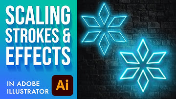 How to Scale Strokes and Effects in Adobe Illustrator