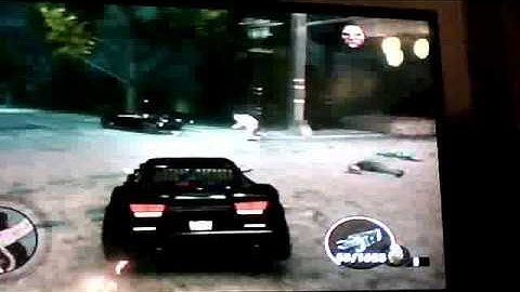 police car power slide