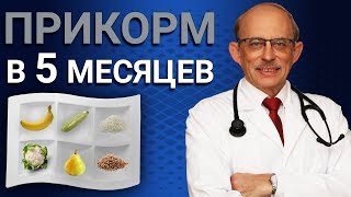 Первый прикорм ребенка в 5 месяцев. Таблица, схема, меню малыша в возрасте 5 месяцев на гв или ив