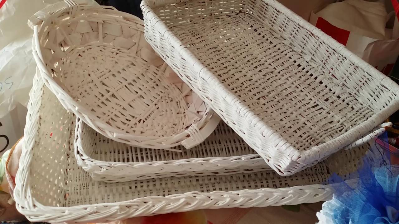 Da un semplice cestino ho creato una composizione x battesimo del mio nipotino Come rivestire un cesto per bomboniere