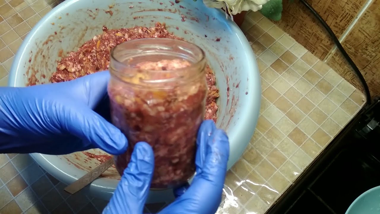 Мясной паштет в банках.Рецепт проверенный временем. 