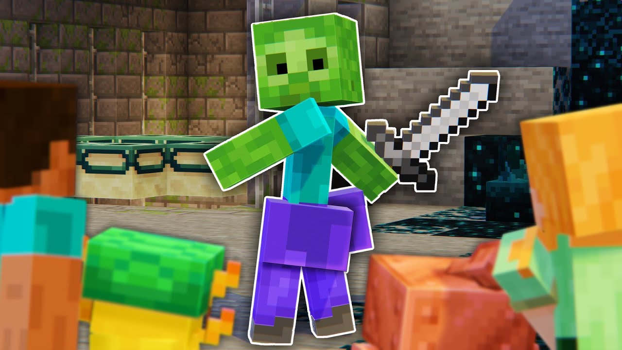 Ballin Animan Studios, but it's ZOMBIES (Minecraft Meme) 