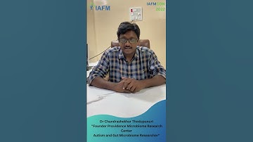 Meet Our Speaker Dr Chandrashekhar Thodupunuri | IAFMCON 2022