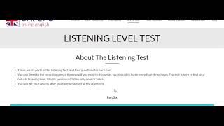 Oxford Online English Listenig Level Test With ANSWERS