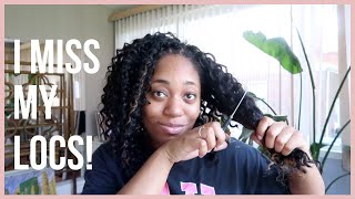 Crochet Hairstyle Take Down | I Miss My Locs!!