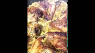 Macaroni Stew Chicken Wings