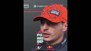 F1 Belgian GP - Max Verstappen post sprint race interview #shorts #formula1 #verstappen