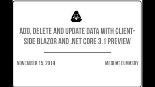 Add, delete, and update data with client-side Blazor and .NET Core 3.1 preview. screenshot 4