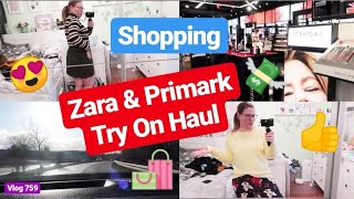 Try on der letzten Hauls! Zara & Primark l Shopping & Dyson gekauft! l Vlog 759