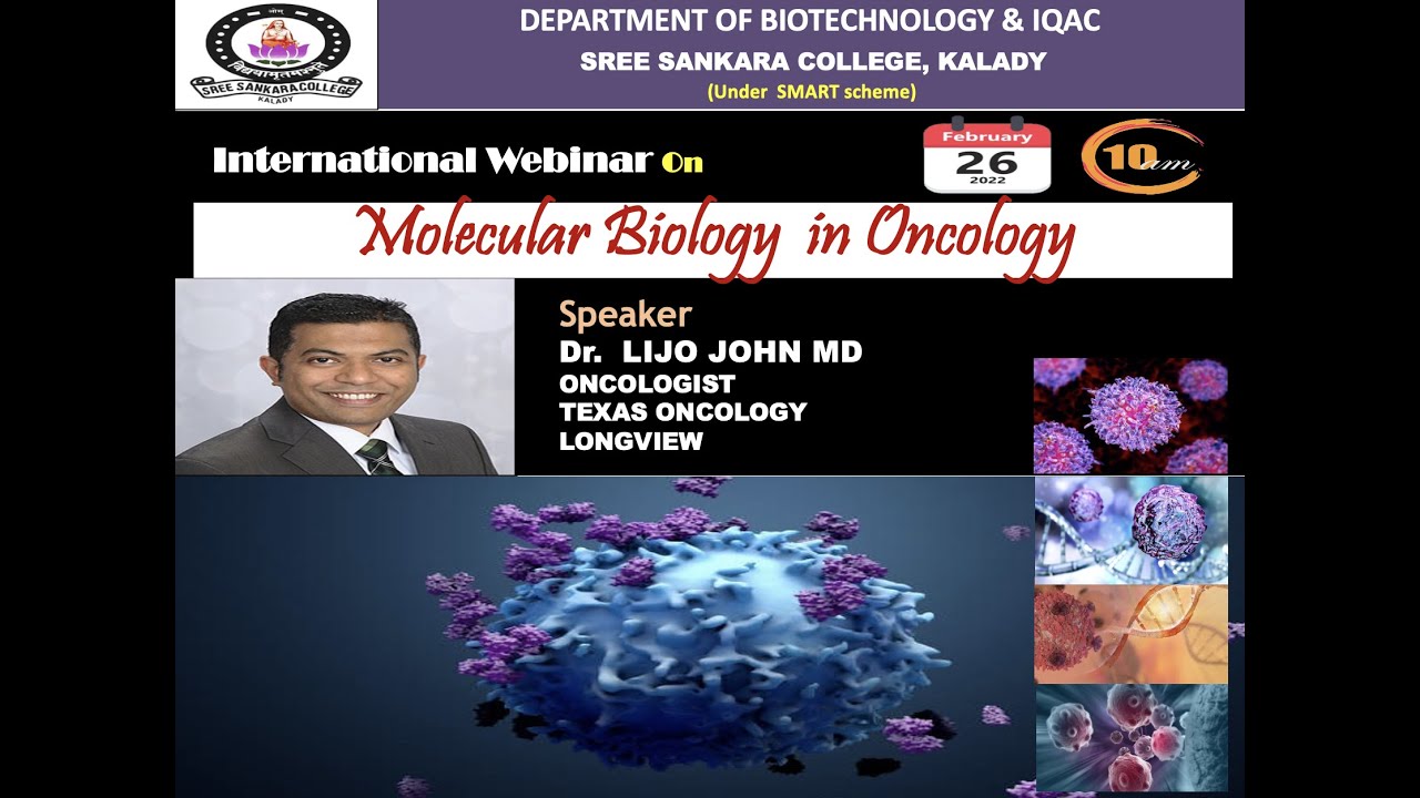 International Webinar On Molecular Biology In Oncology