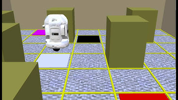 MRDS 2008 R3 Single Robot Foraging Simulation