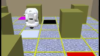 MRDS 2008 R3 Single Robot Foraging Simulation