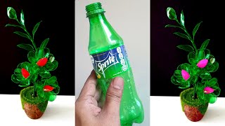 Crafts from plastic bottles  | Best Idea Plastic Bottle art | Kerajinan Bunga dari Botol Sprite