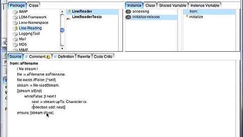 Tutorial: VisualWorks Core Libraries - Basic File IO