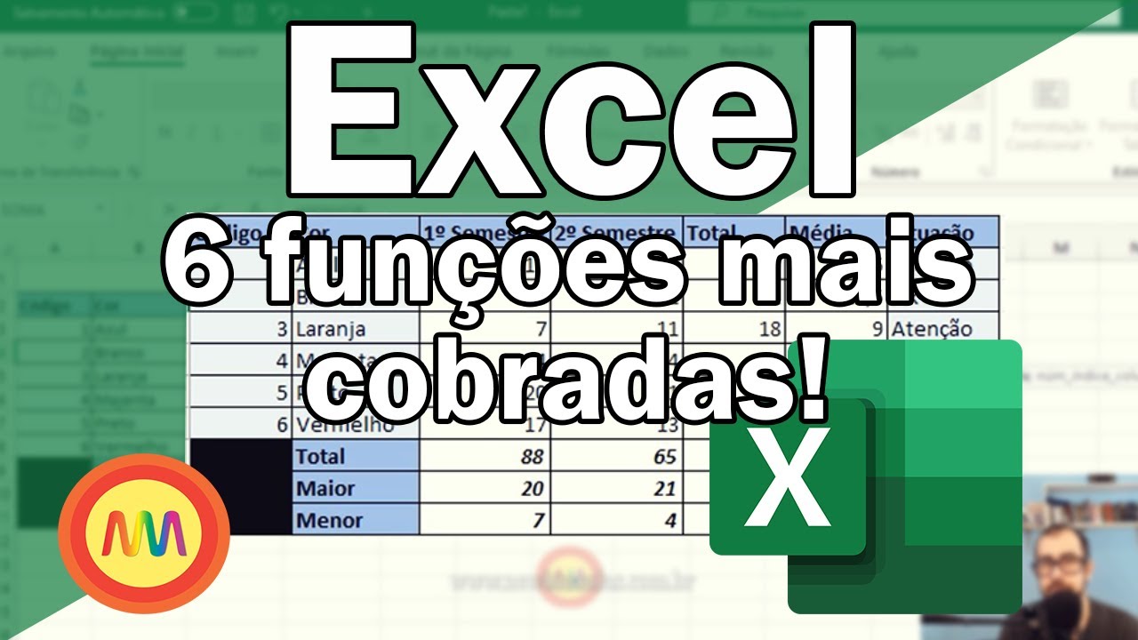 Excel 365 - 6 funções no Excel mais cobradas em seleções e concursos ...