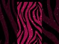 Samsung Pink Glitter Zebra Video Lockscreen