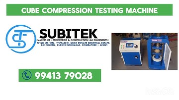 Cube Compression Testing Machine 2000KN Electrical Operated With Digital Counting