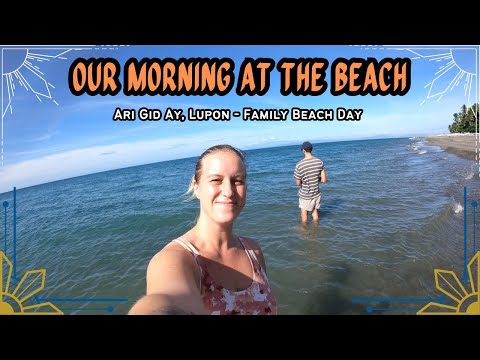 FOREIGNER spending TIME at the BEACH in MINDANAO - FAMILY DAY in THE PHILIPPINES