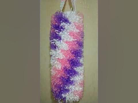 Мочалка,,Ромбики,, - YouTube